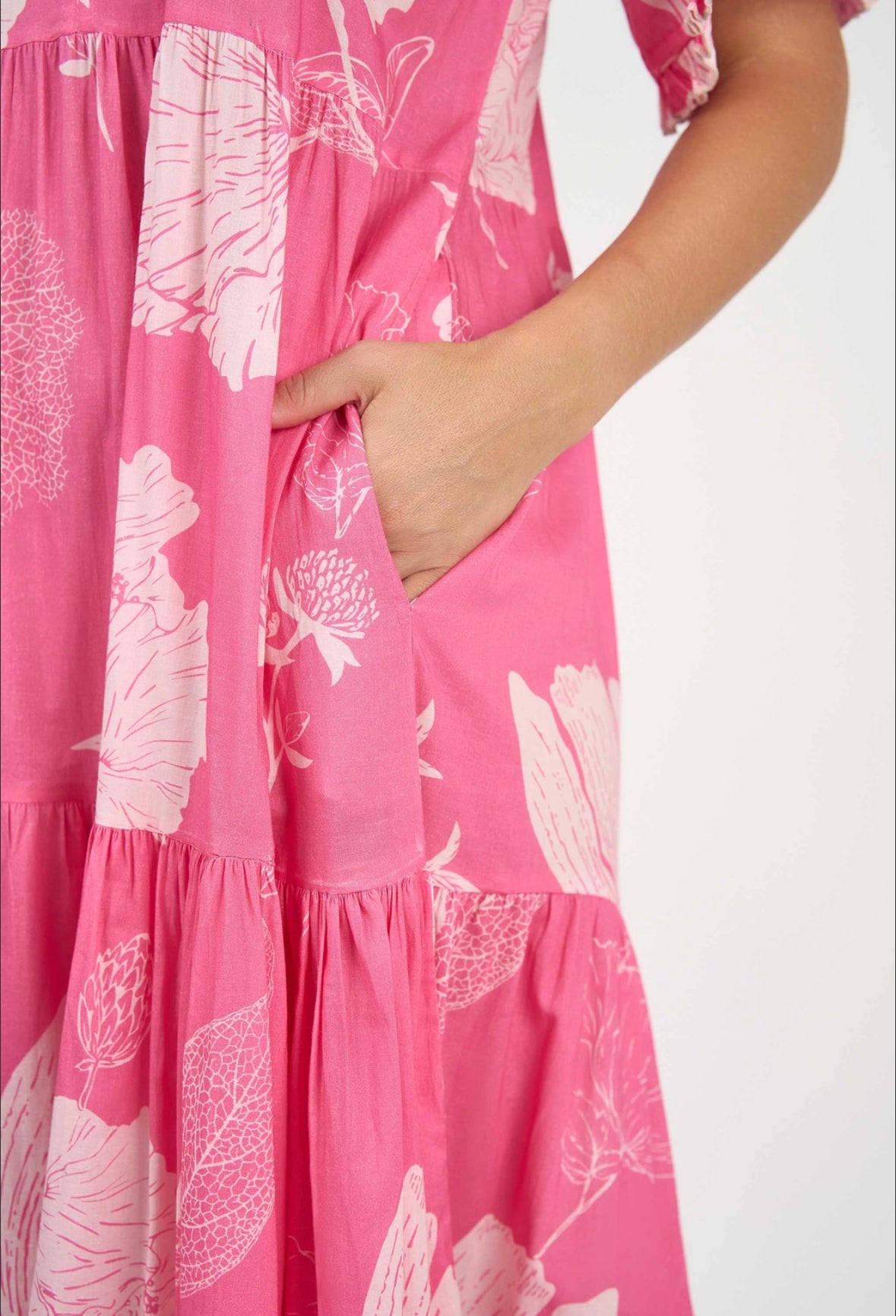Amisha Short Sleeve Maxi Petal