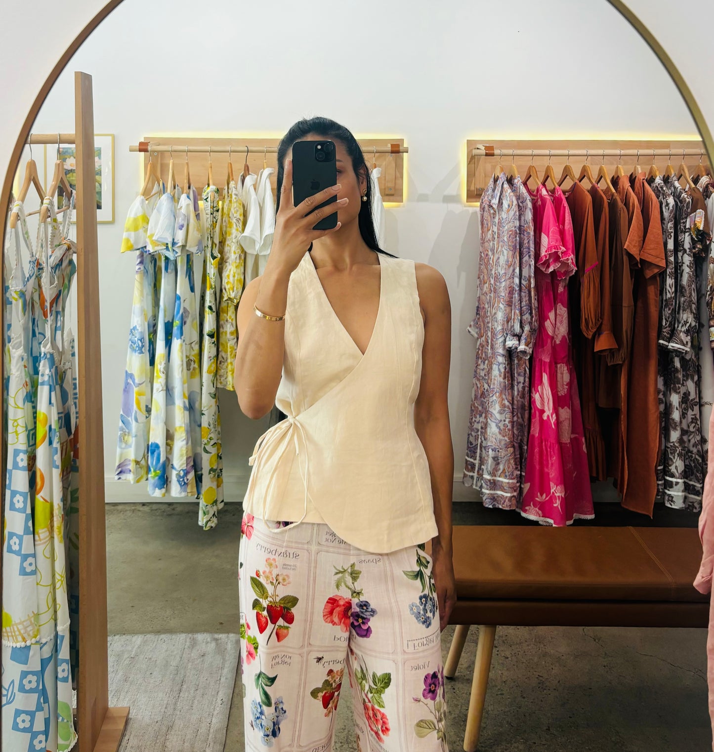 The Floral Wide-Leg Pants