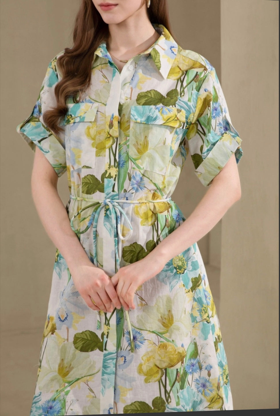 Madeline Printed Long Dress