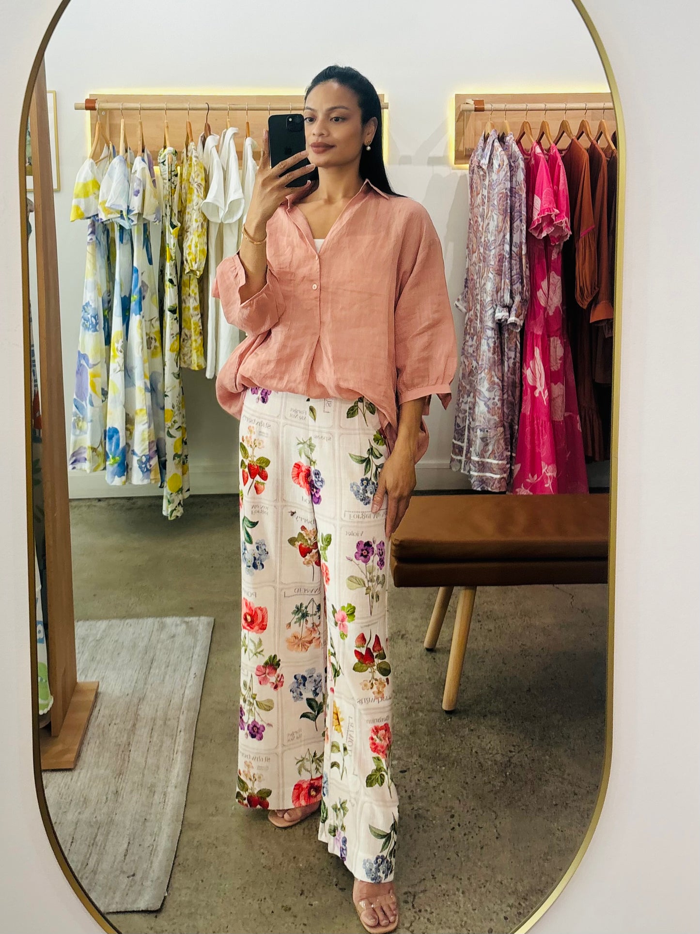 The Floral Wide-Leg Pants