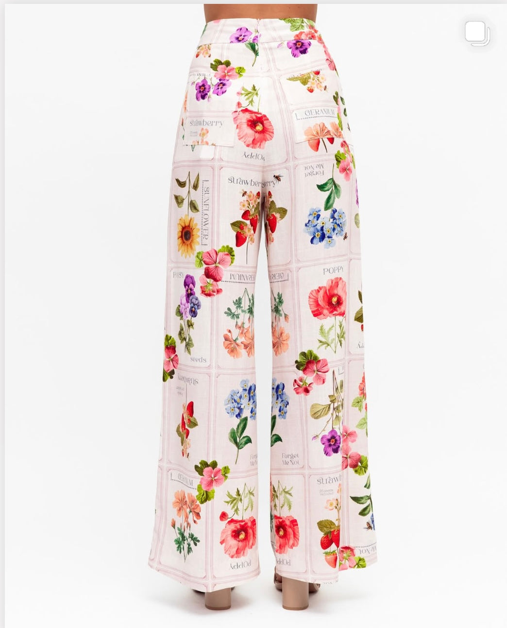 The Floral Wide-Leg Pants