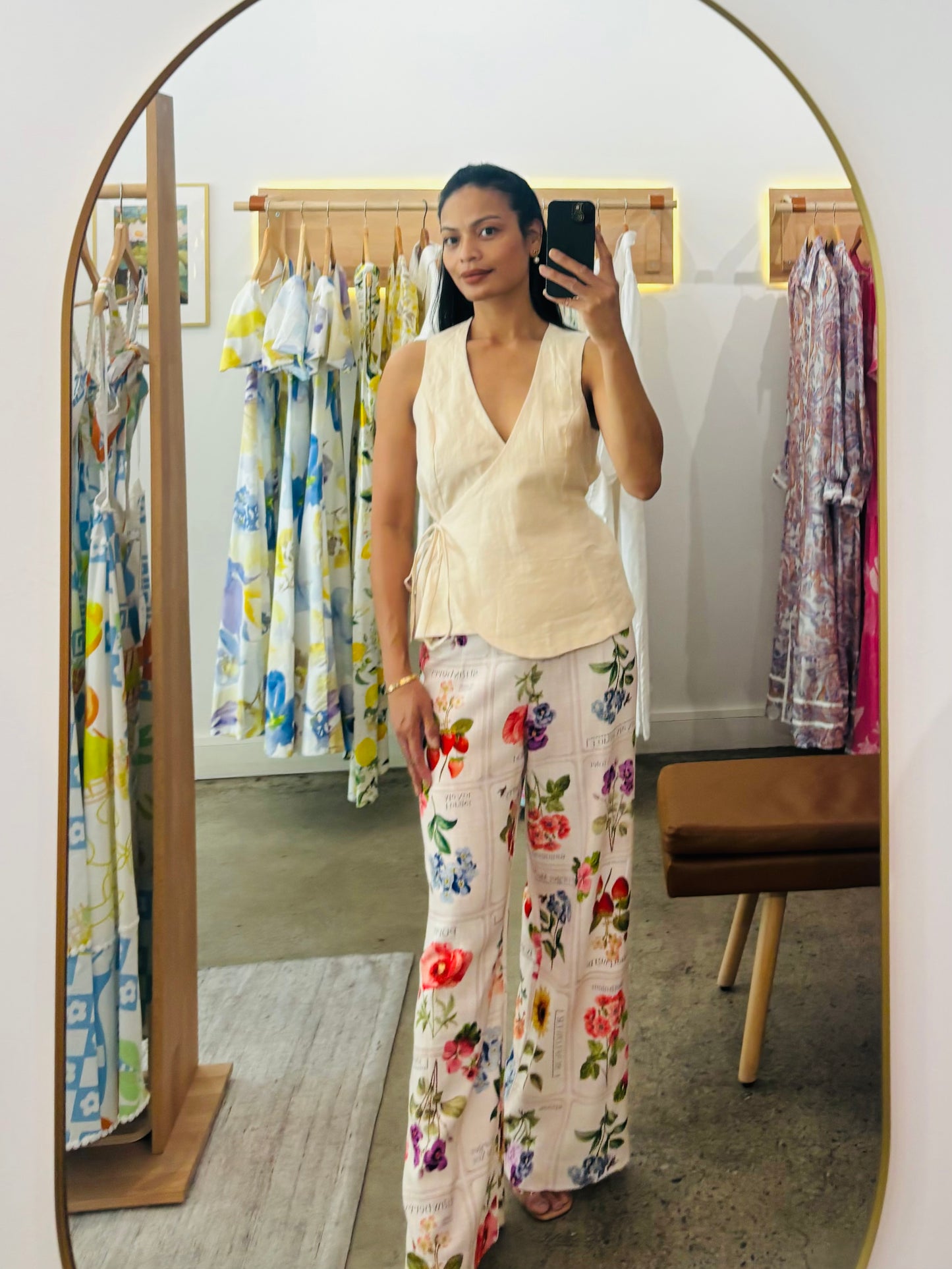 The Floral Wide-Leg Pants