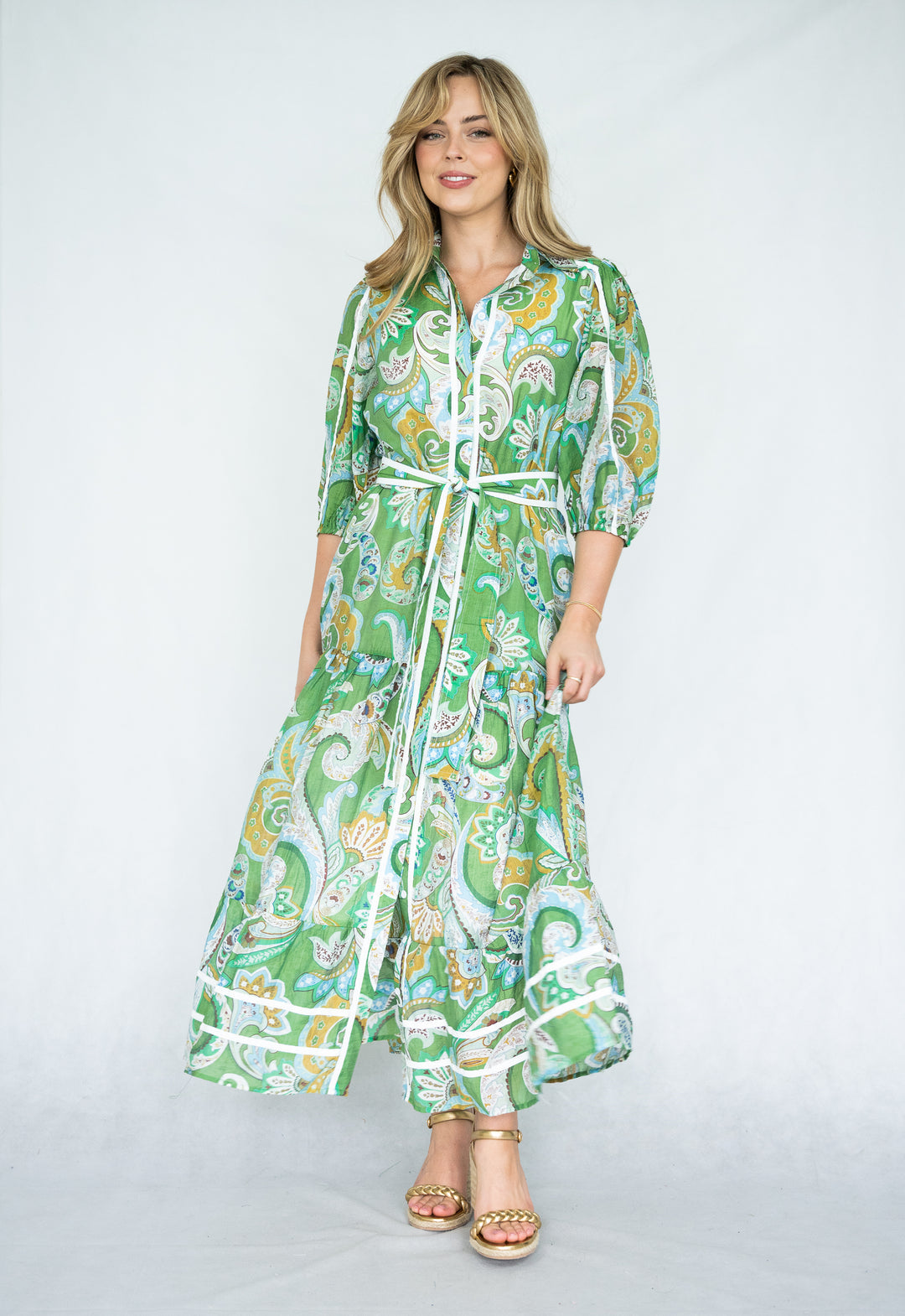 ADELINE DRESS | GREEN