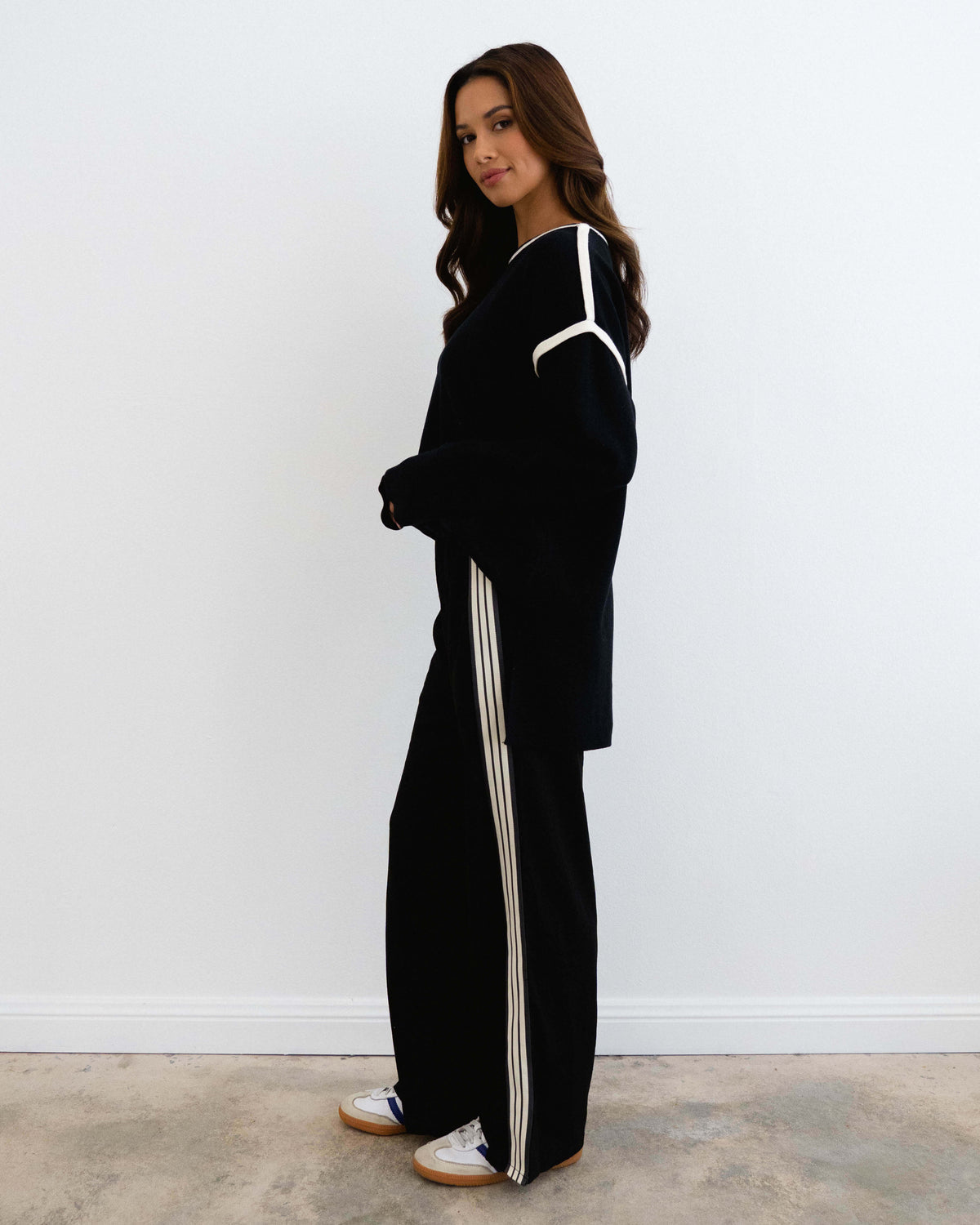 CONTRAST KNIT JUMPER& LEX KNIT PANT