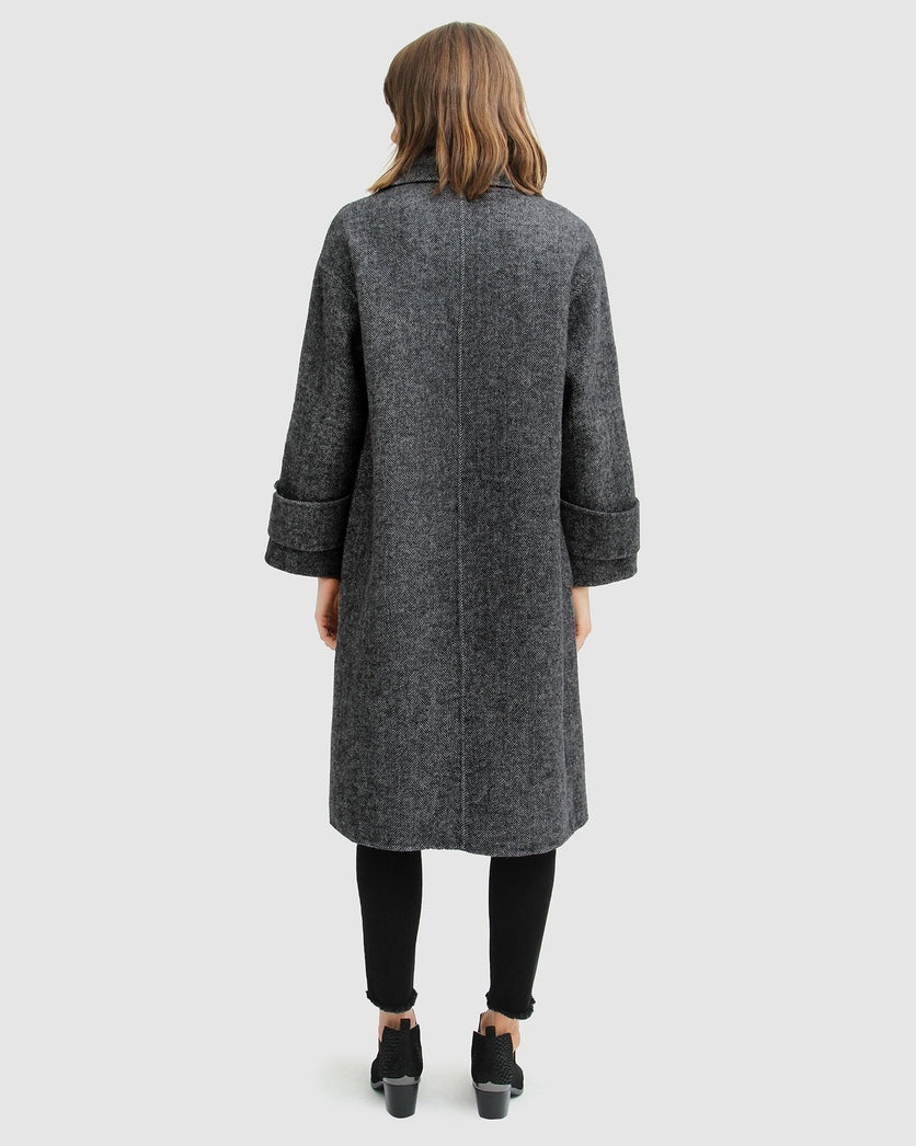 Rumour Has It Oversized Wool Blend Coat