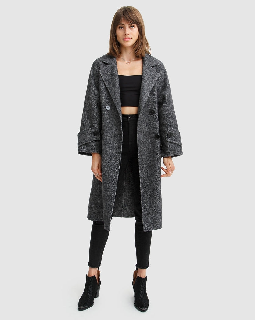 Rumour Has It Oversized Wool Blend Coat