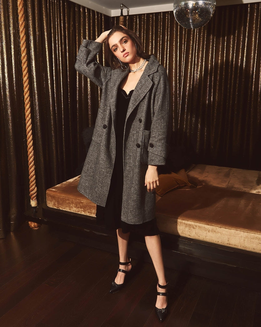 Rumour Has It Oversized Wool Blend Coat