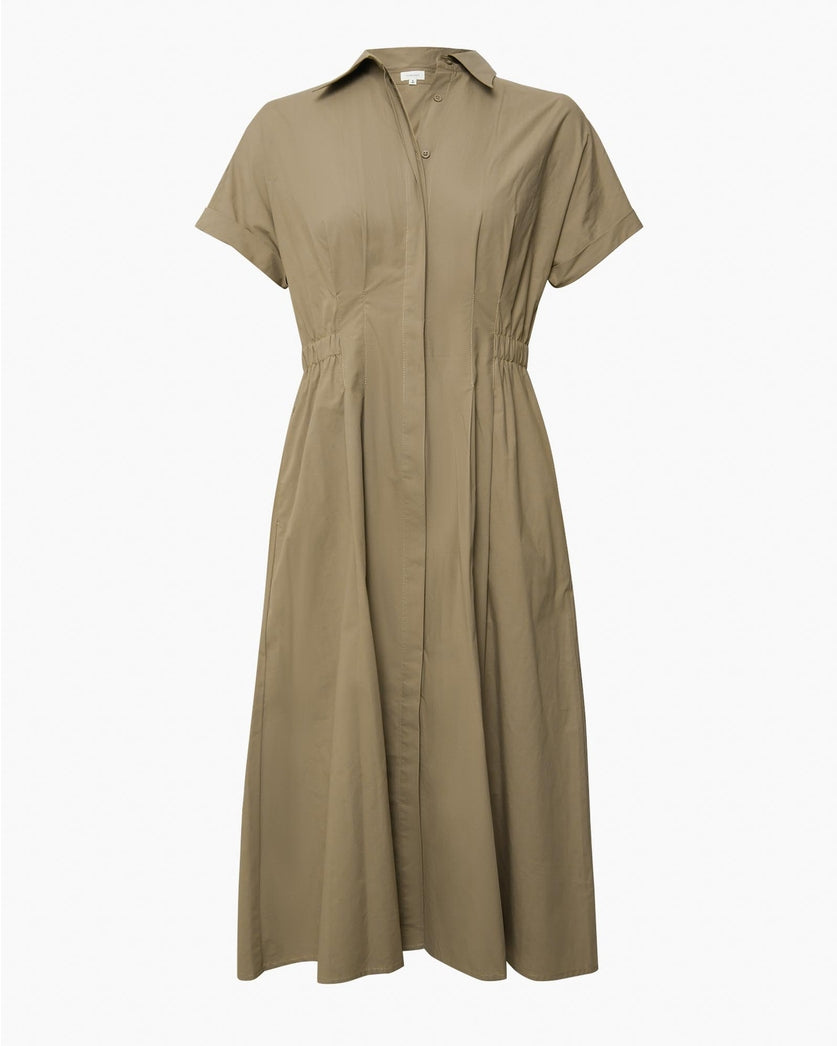 Forcast Women's Zara Panel Midi Shirt Dress