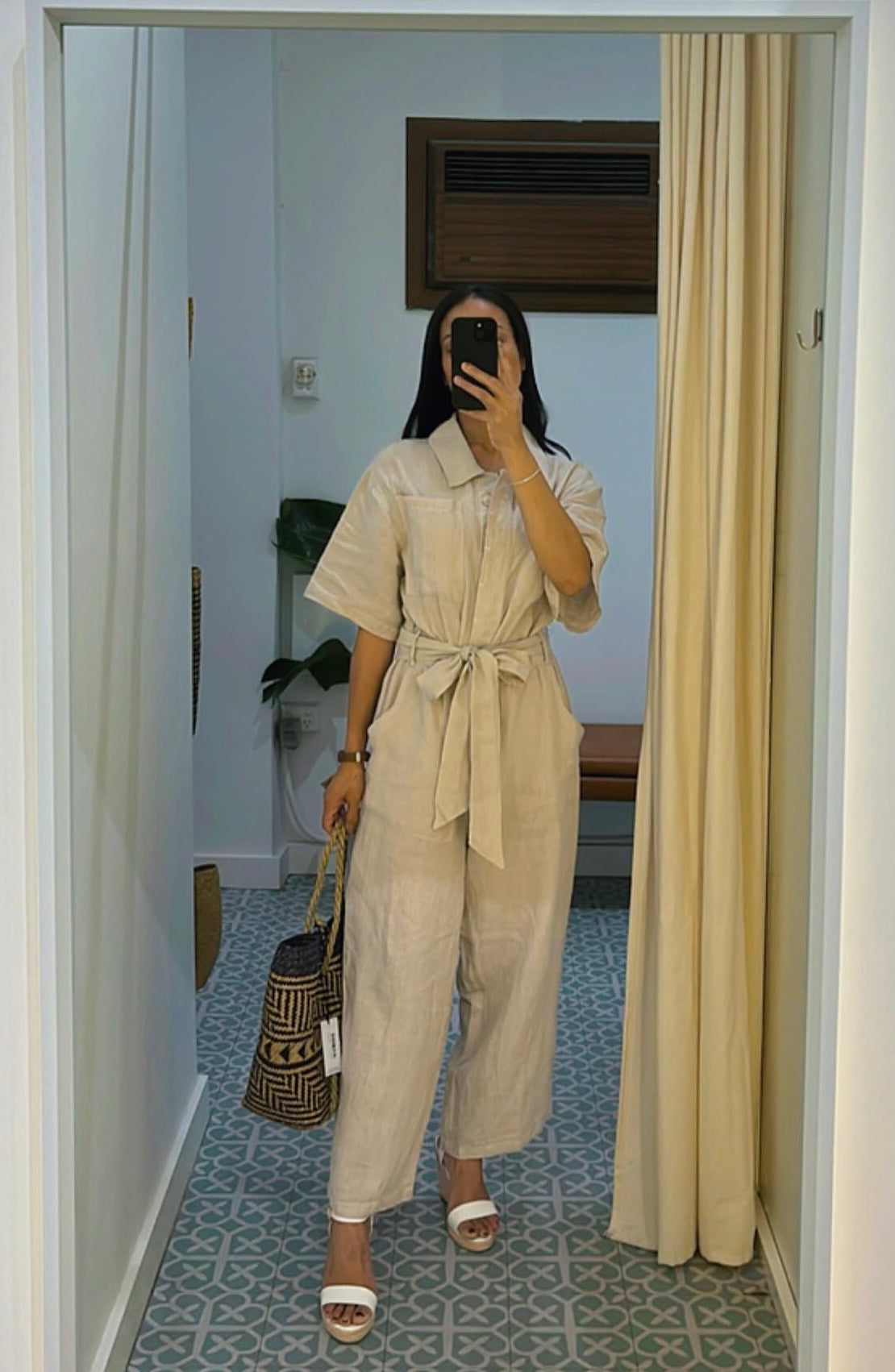 Moda Linen Suit - Natural