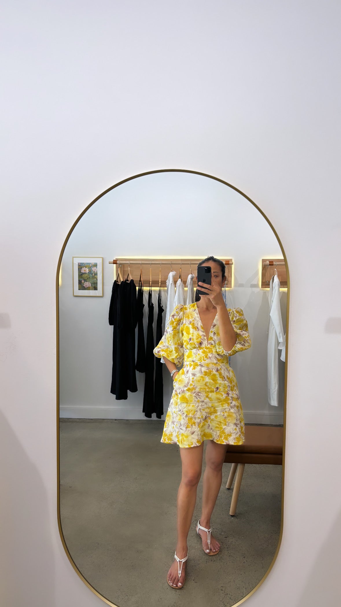 Aline Dress | Yellow