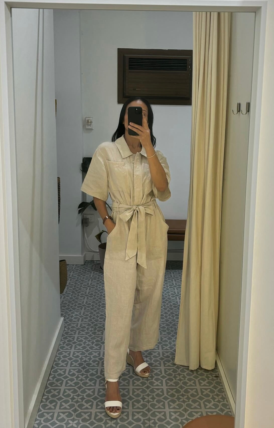 Moda Linen Suit - Natural