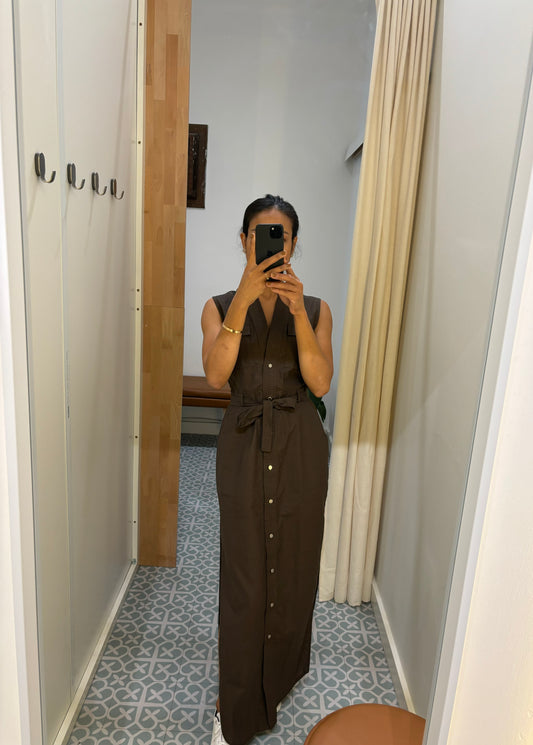 Chocolate Serina Maxi Dress