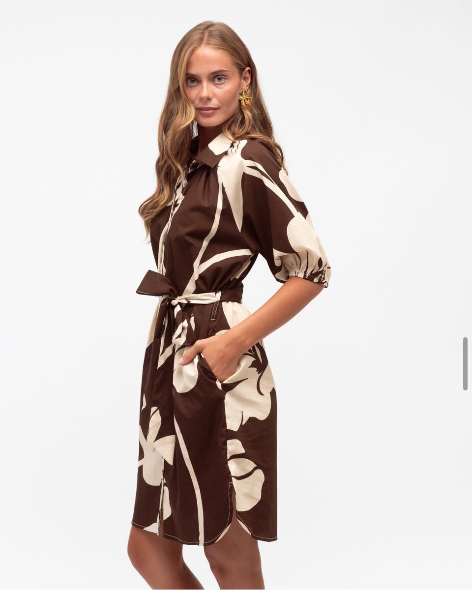 Short Dress | Chocolate