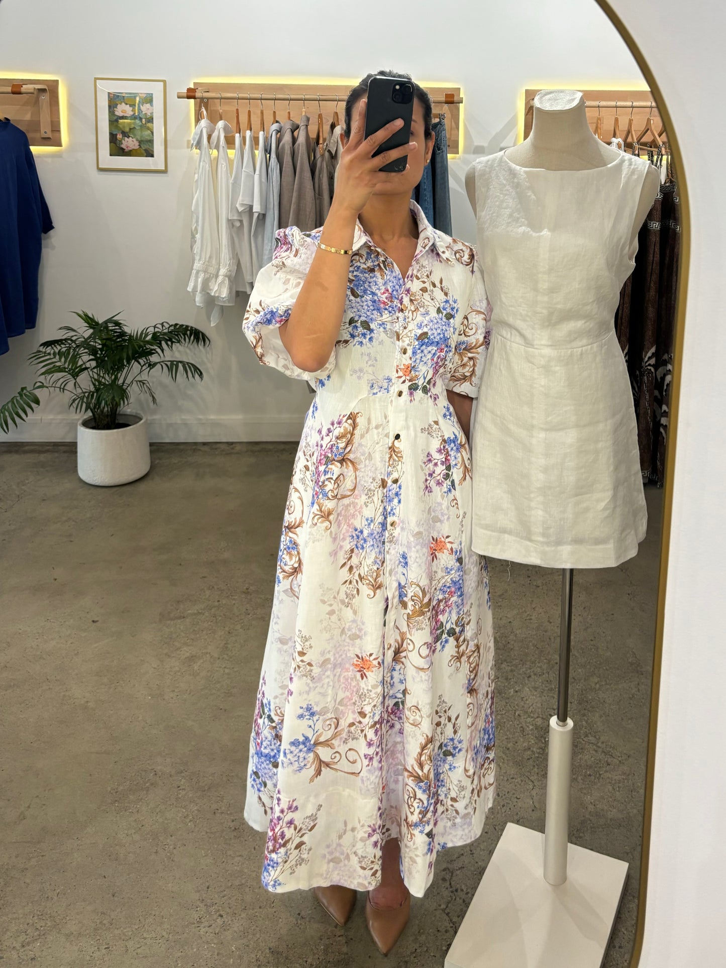 ERIN DRESS | WHITE FLORAL