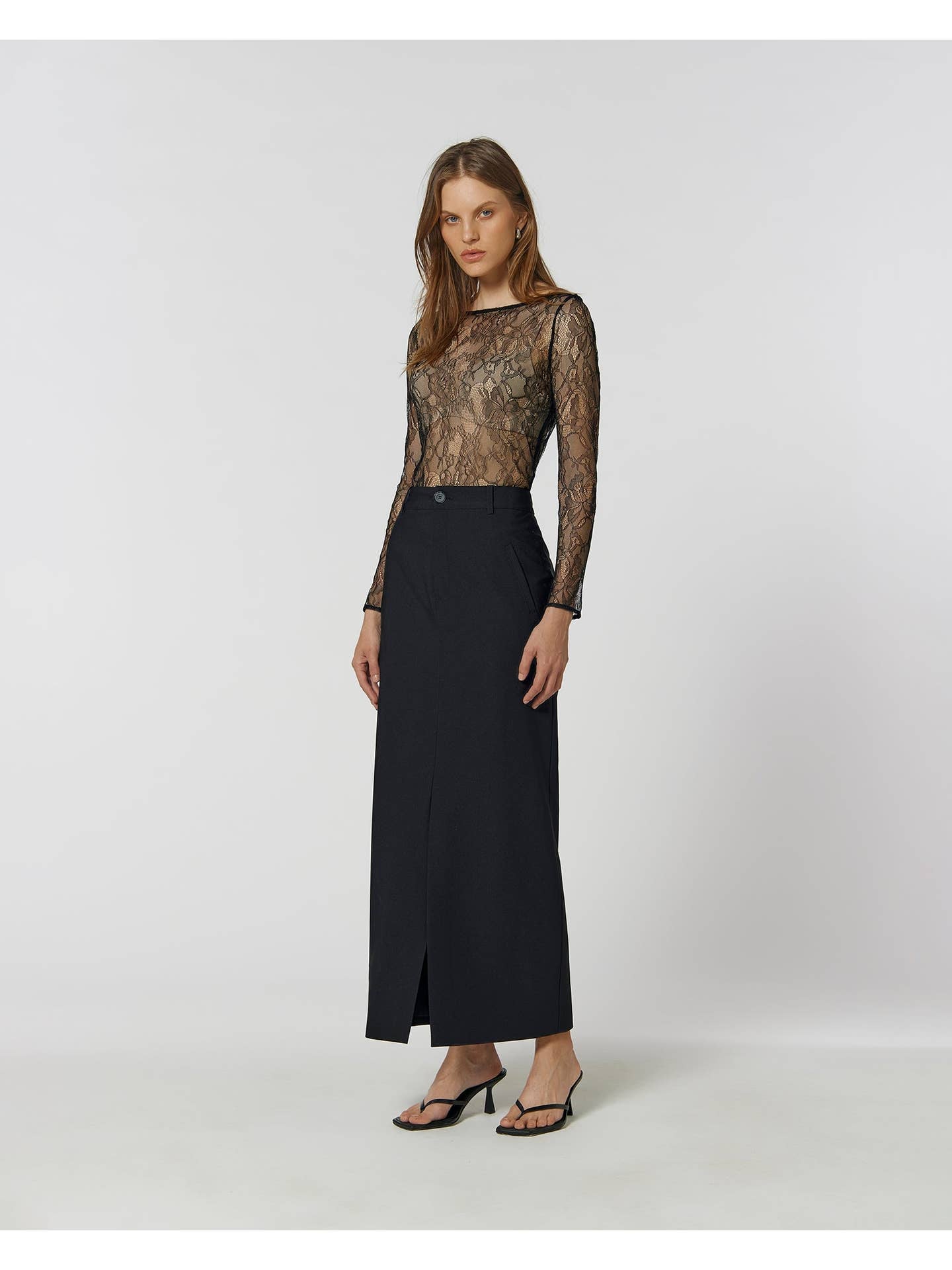 Valentina Cargo Skirt Black