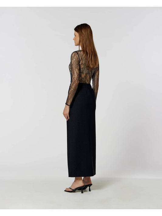 Valentina Cargo Skirt Black