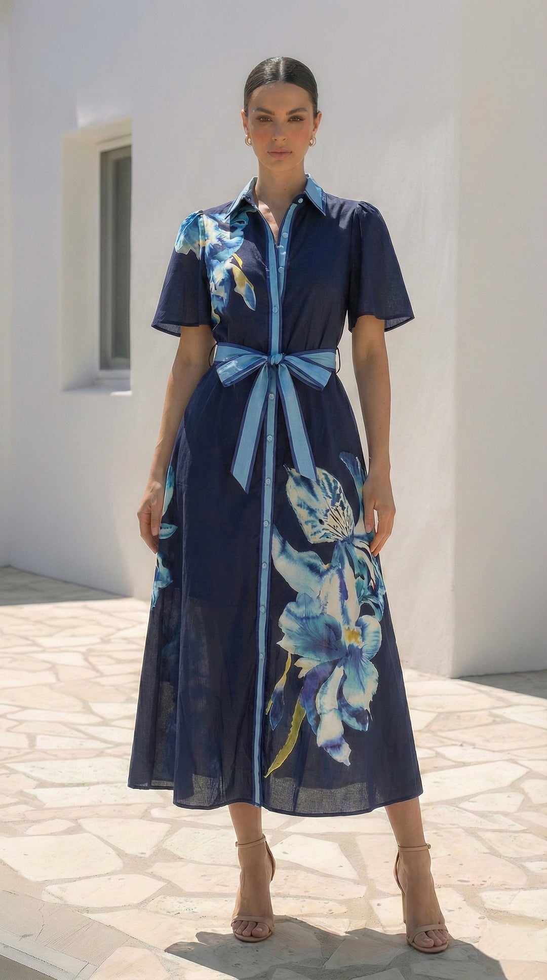 KATHERINE DRESS | NAVY