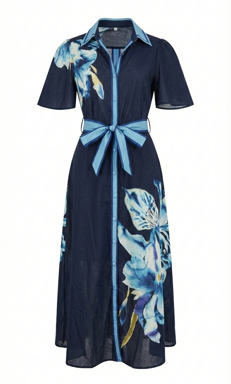 KATHERINE DRESS | NAVY