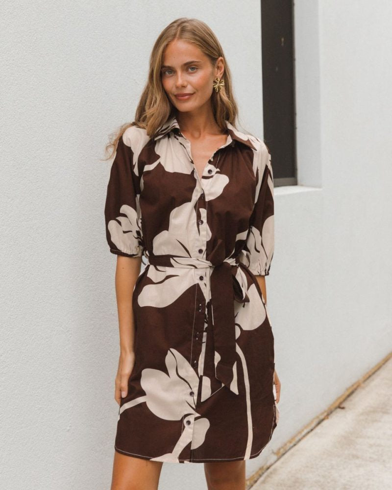 Short Dress | Chocolate
