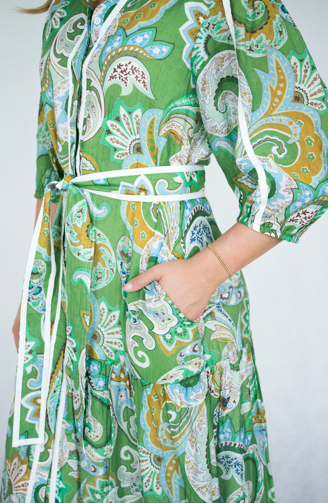 ADELINE DRESS | GREEN