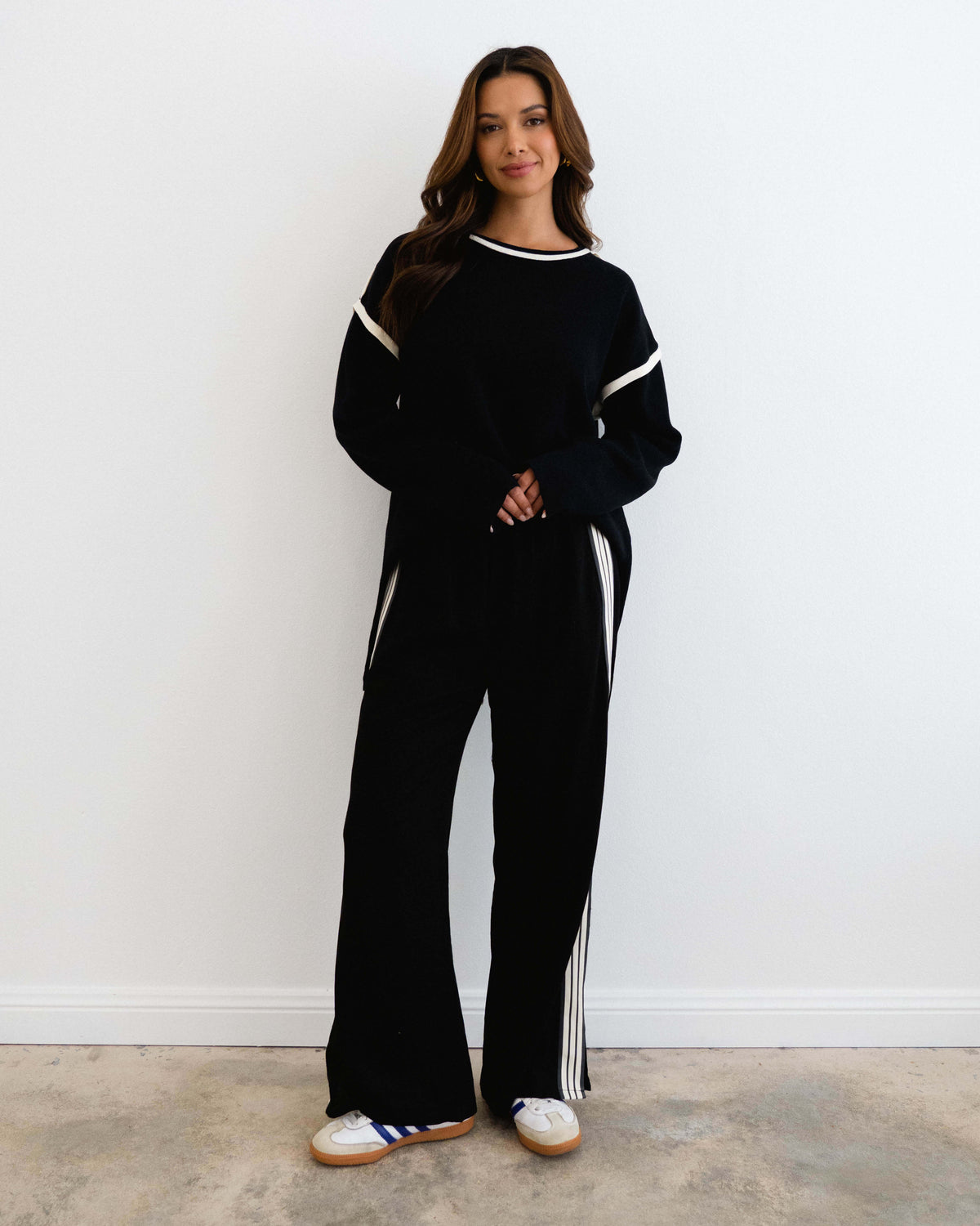 CONTRAST KNIT JUMPER& LEX KNIT PANT