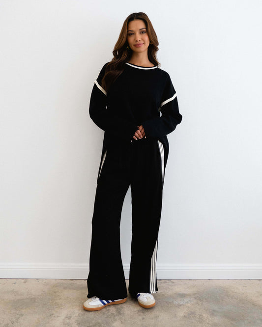 CONTRAST KNIT JUMPER& LEX KNIT PANT