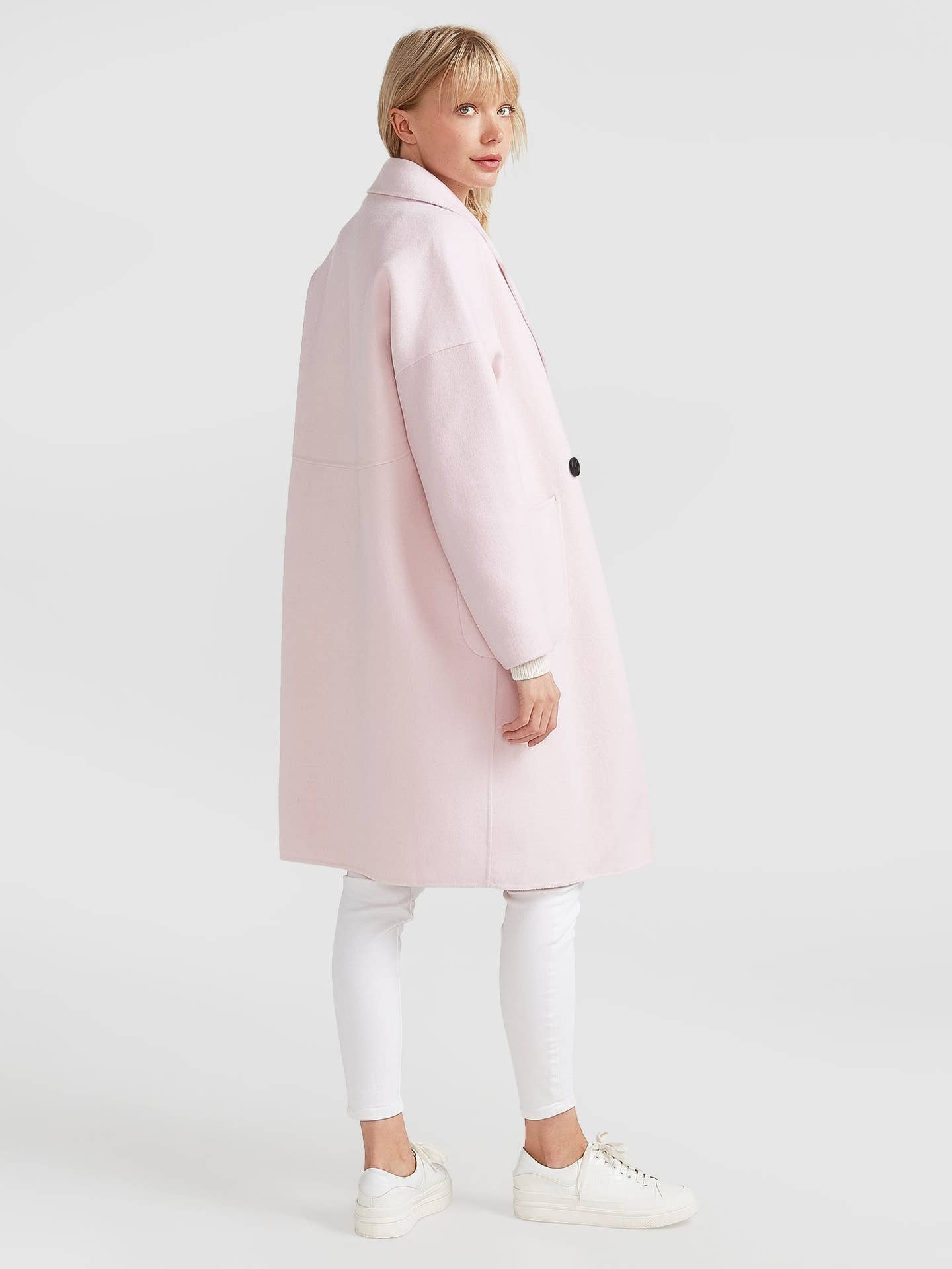 Publisher Double-Breasted Wool Blend Coat