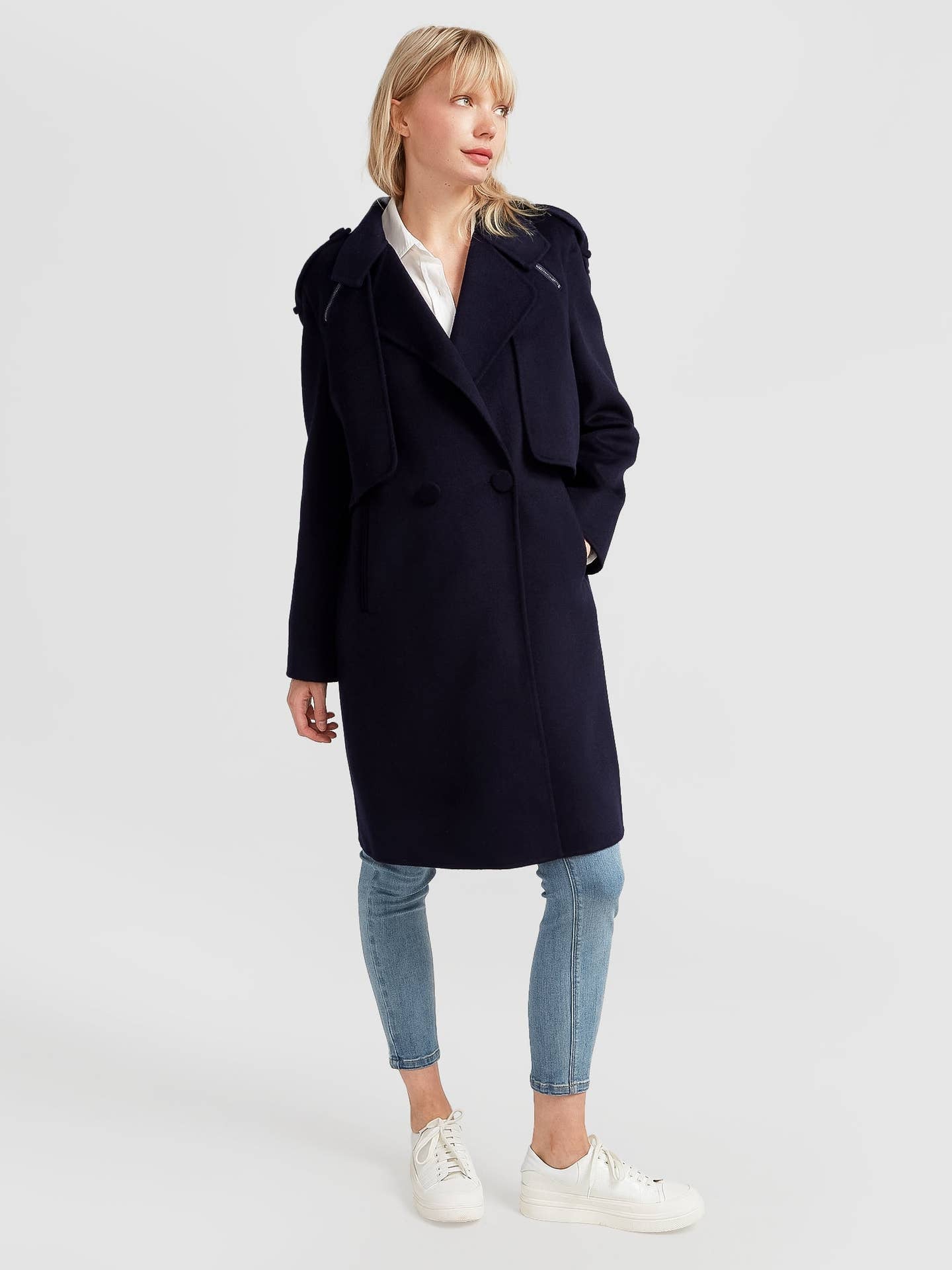 Palm City Wool Blend Coat