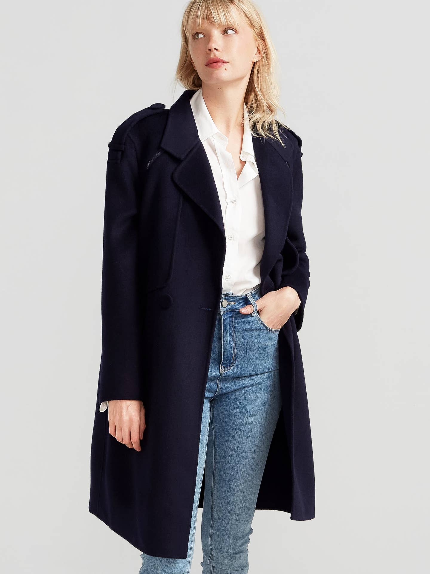 Palm City Wool Blend Coat