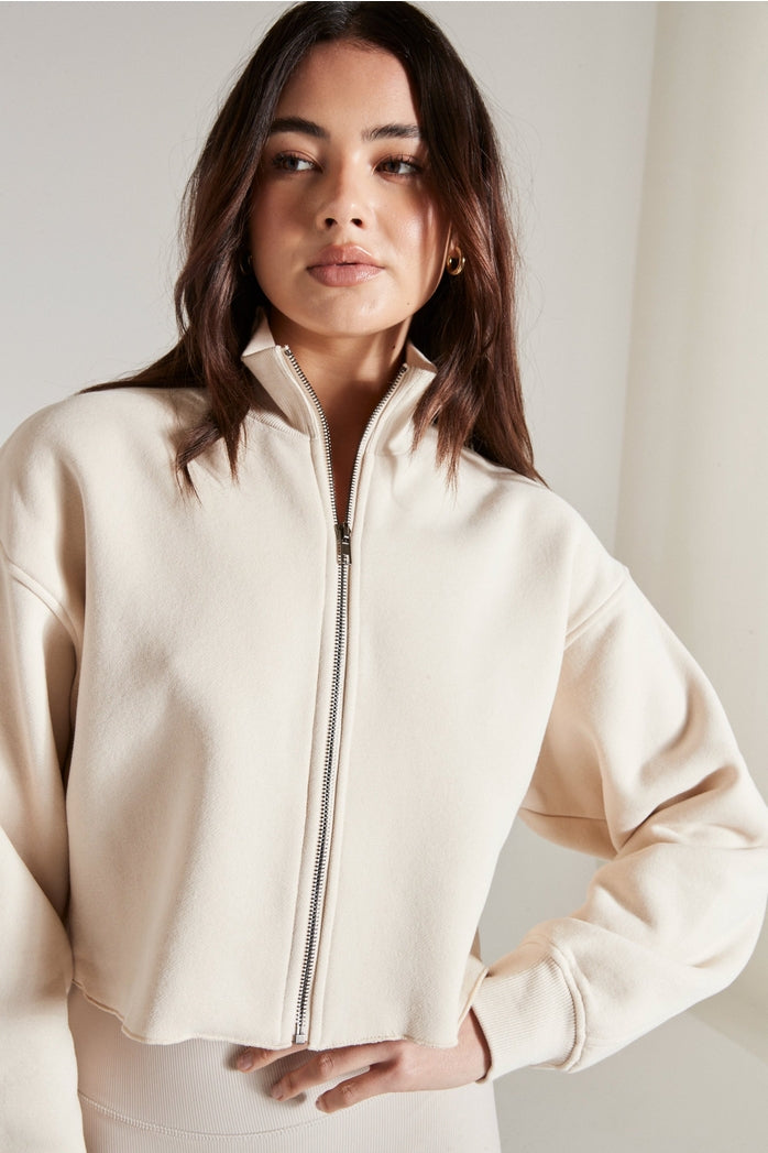 Lily Full Zip Sweater (Shell)