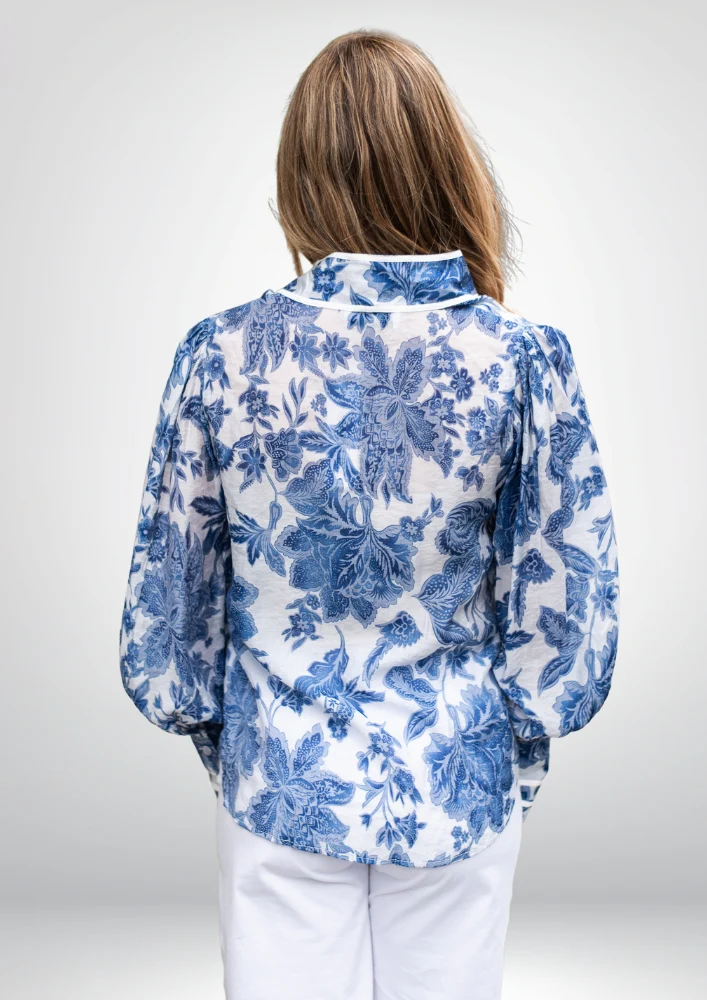 CAMILLE BLOUSE | BLUE