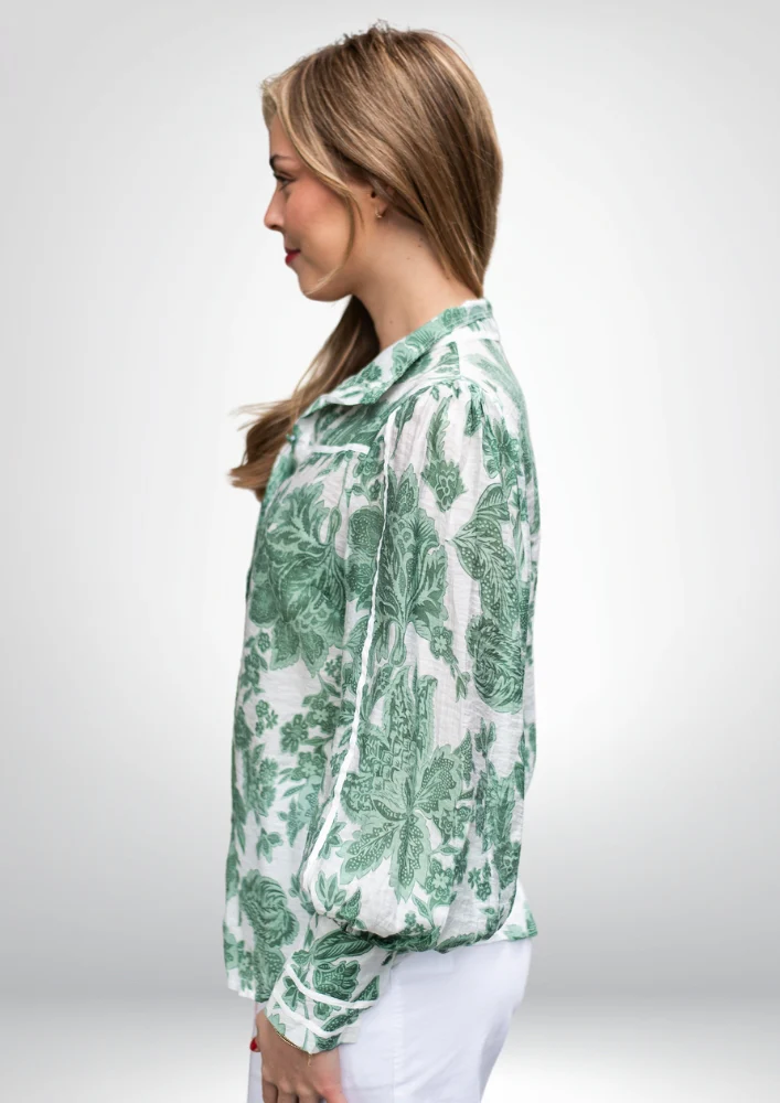 CAMILLE BLOUSE | GREEN