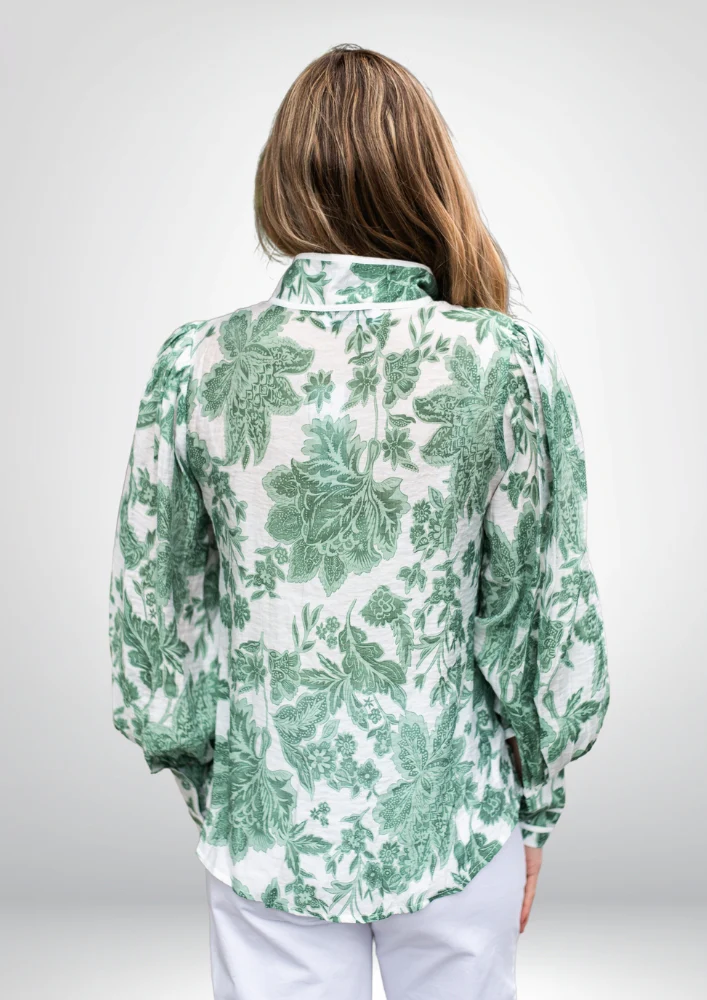 CAMILLE BLOUSE | GREEN