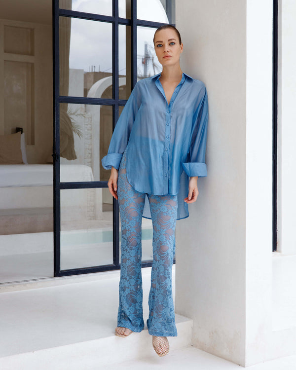 LUNA SHIRT - Ocean Blue