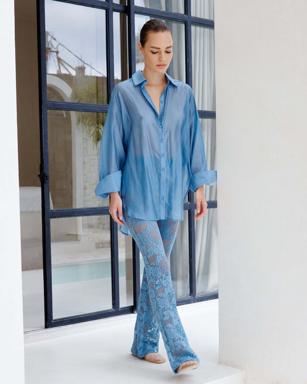 LUNA SHIRT - Ocean Blue