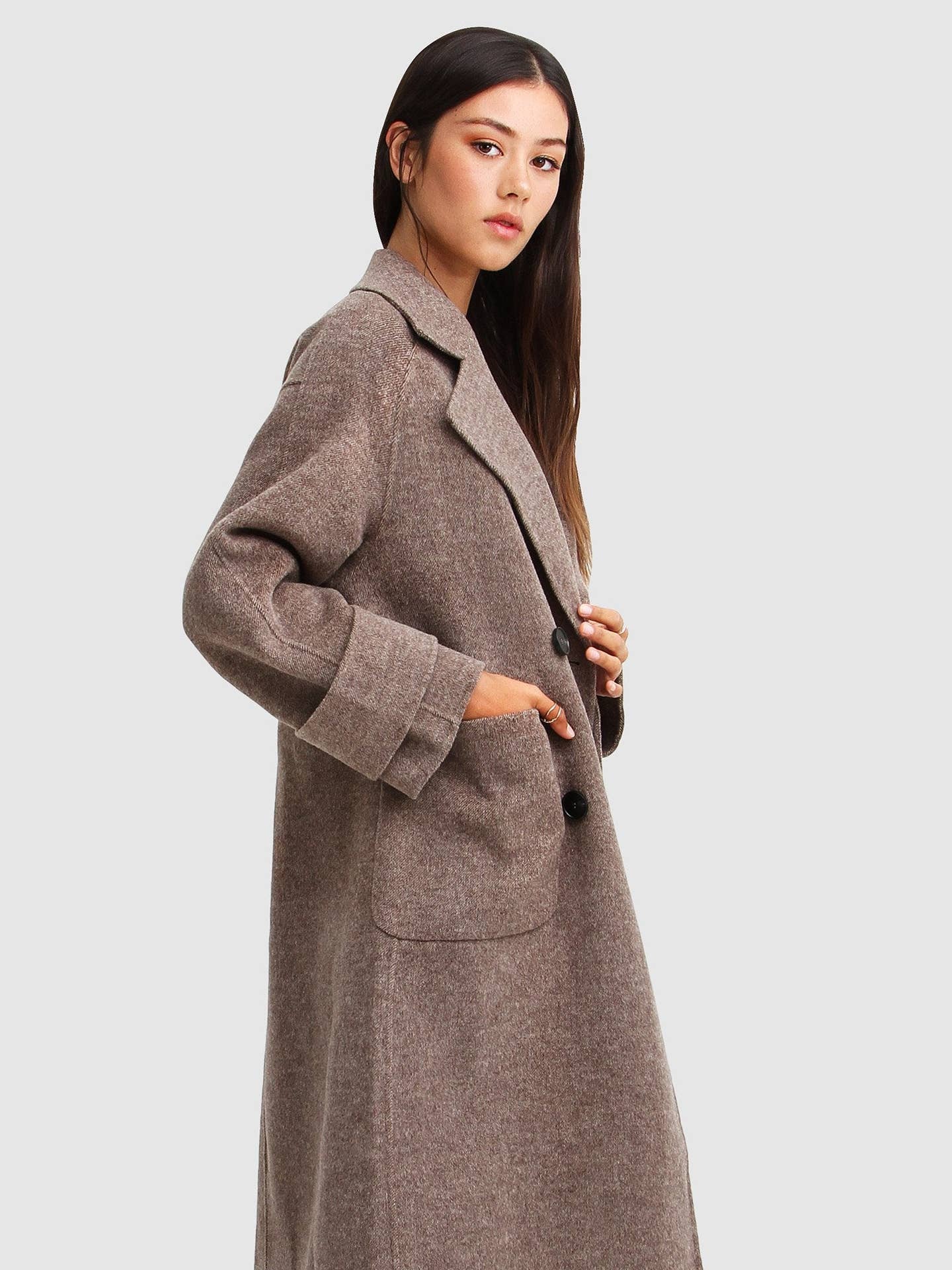 Rumour Has It Oversized Wool Blend Coat