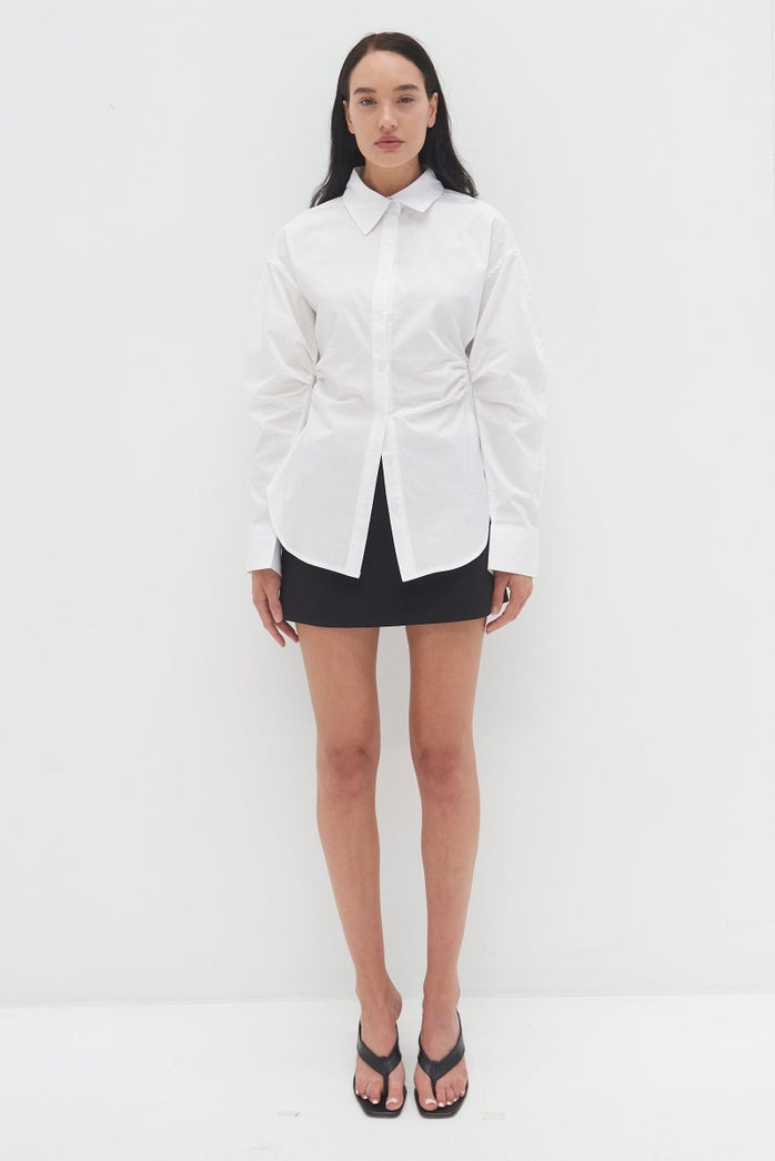 Luciana Shirt Top - White