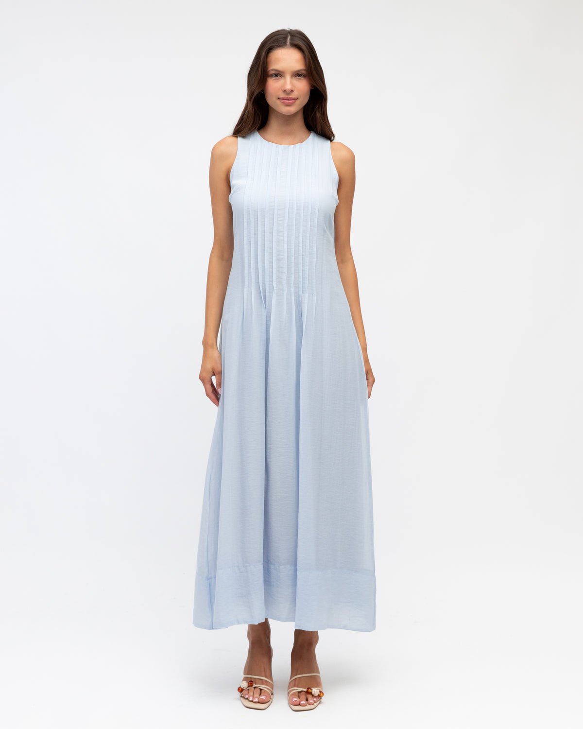 A-LINE PINTUCK DRESS