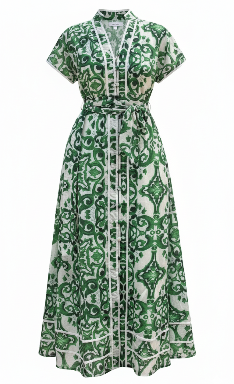 ESTELLE DRESS | GREEN