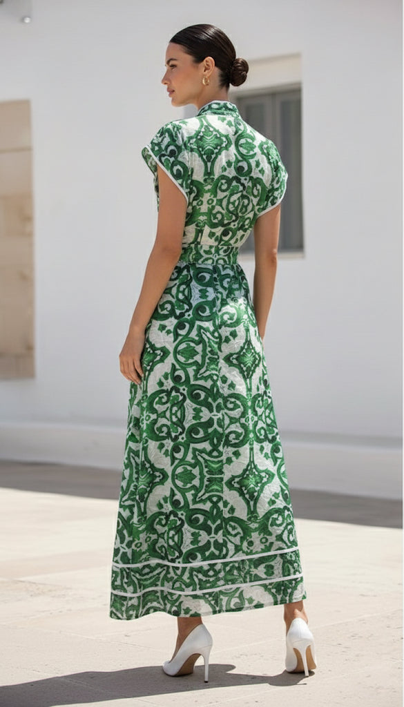 ESTELLE DRESS | GREEN