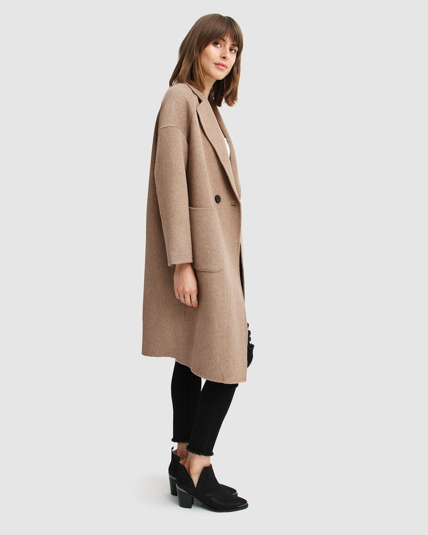 Publisher Double-Breasted Wool Blend Coat