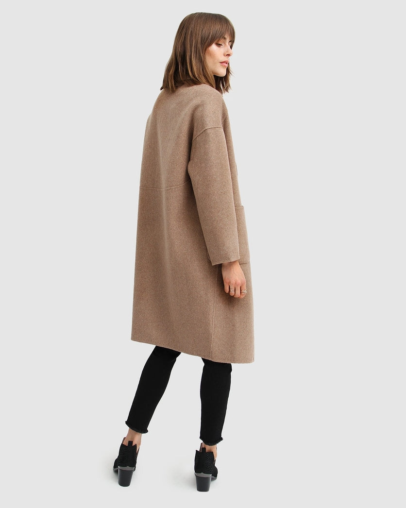 Publisher Double-Breasted Wool Blend Coat