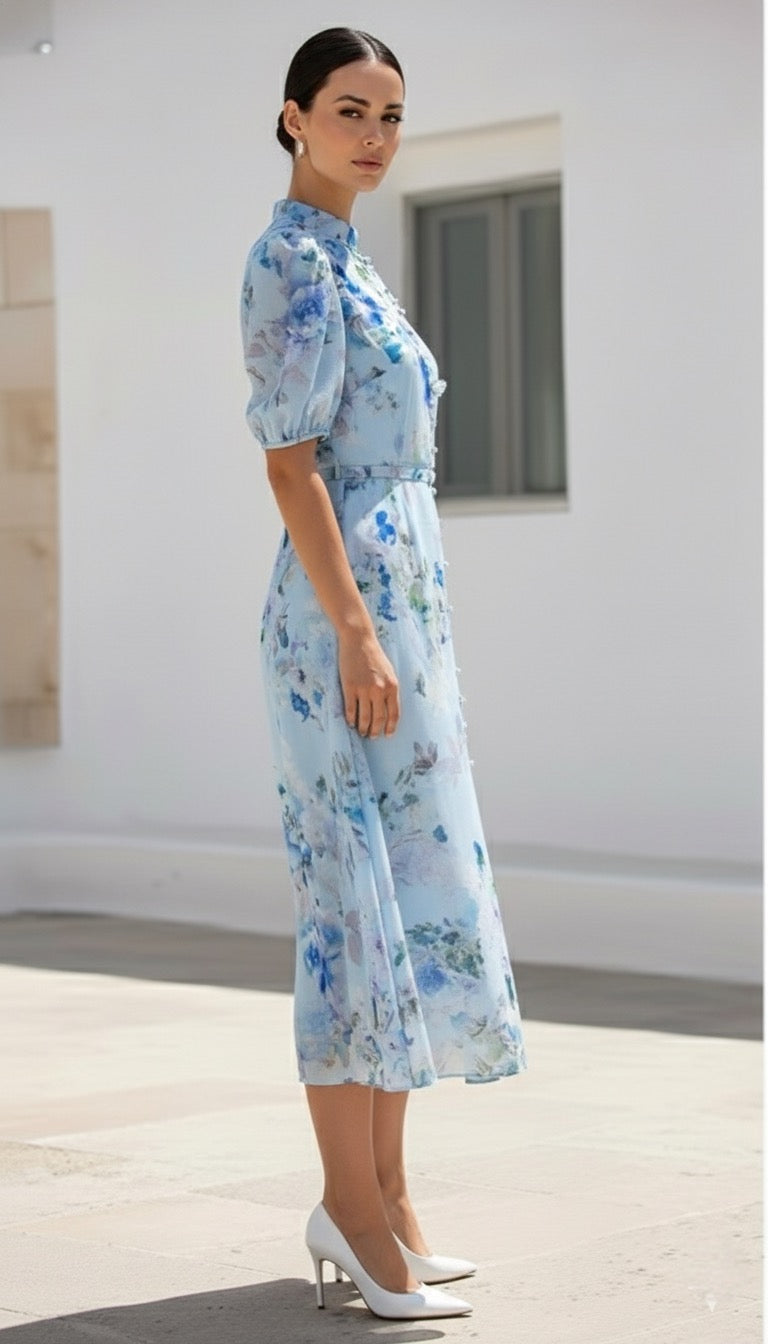 GRACE DRESS | BLUE